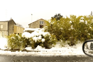 neige dans le sud
