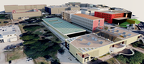 amphi ABC sud -- Paul Valéry,  rendu vue du Sud<br />
work in progress
