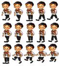 spritesheet -- création des différentes phases d'une animation à partir d'un dessin de Lucille.
Projet : <b><a href='http://hors-serie.org/gamejam/' target="_blanck">Steam Riddle</a></b>