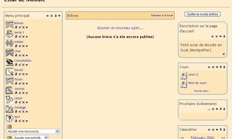 Theme Moodle 2 mode edition