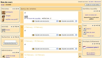 Theme Moodle 3 Cours apercus